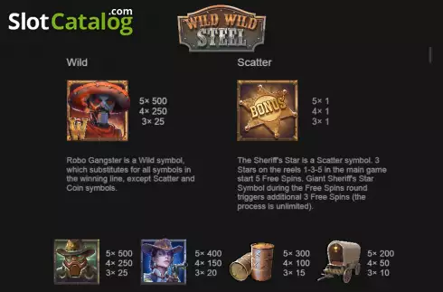 Οθόνη6. Wild Wild Steel Κουλοχέρης