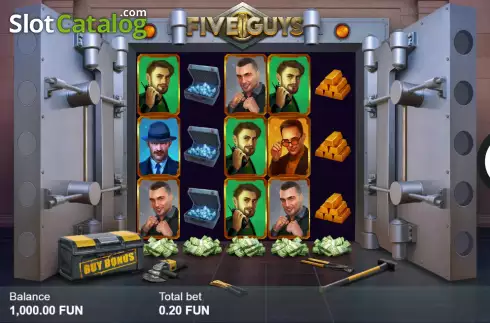 Οθόνη2. Five Guys Κουλοχέρης
