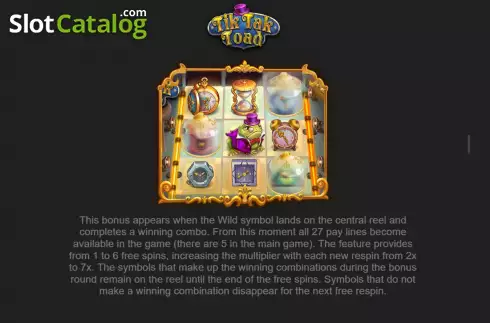 Οθόνη8. Tik Tak Toad Κουλοχέρης 