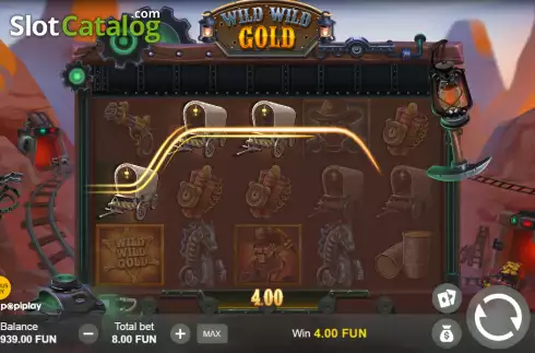 Οθόνη3. Wild Wild Gold Κουλοχέρης