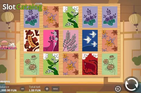 Οθόνη3. Hanafuda Κουλοχέρης