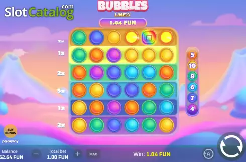 Οθόνη5. Bubbles (Popiplay) Κουλοχέρης