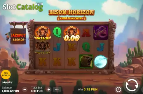 Οθόνη3. Bison Horizon Hold and Win Κουλοχέρης