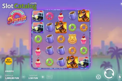 Οθόνη2. Detective Donut Kickback Κουλοχέρης