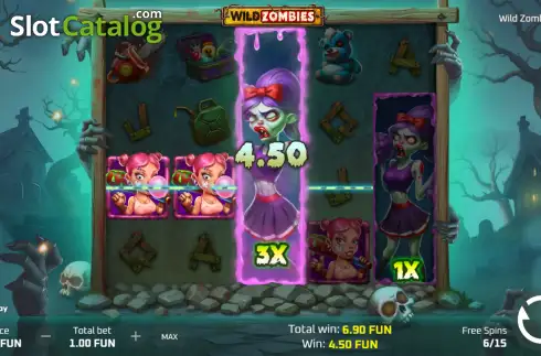 Οθόνη3. Wild Zombies Κουλοχέρης
