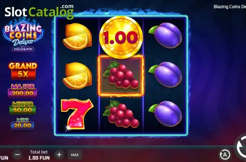 Οθόνη2. Blazing Coins Deluxe Κουλοχέρης