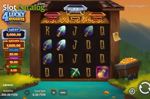Οθόνη2. 4 Lucky Nuggets Κουλοχέρης 