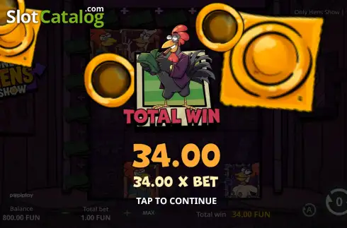 Οθόνη3. Only Hens Show Κουλοχέρης 