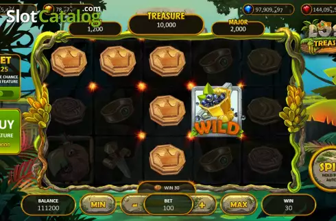 Οθόνη4. Lost Treasure (Popok Gaming) Κουλοχέρης
