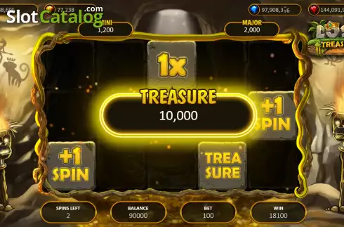 Οθόνη7. Lost Treasure (Popok Gaming) Κουλοχέρης
