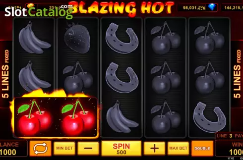 Οθόνη3. Blazing Hot Κουλοχέρης