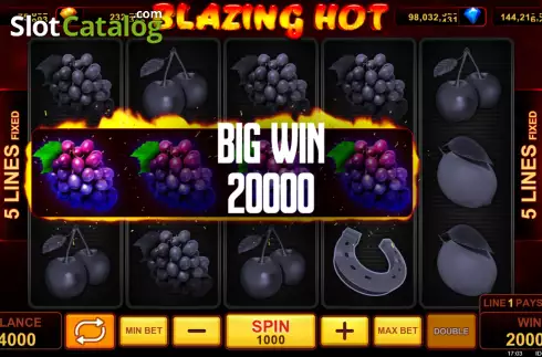Οθόνη6. Blazing Hot Κουλοχέρης