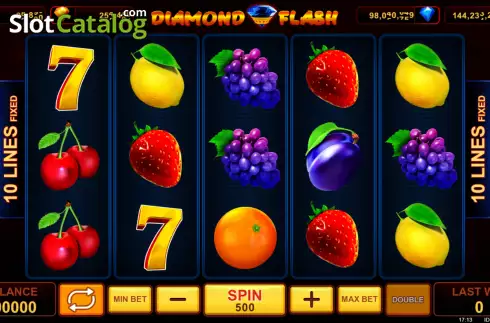 Οθόνη2. Diamond Flash (Popok Gaming) Κουλοχέρης