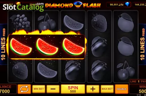 Οθόνη5. Diamond Flash (Popok Gaming) Κουλοχέρης