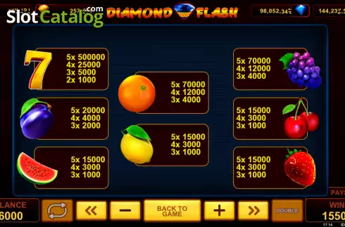 Οθόνη7. Diamond Flash (Popok Gaming) Κουλοχέρης