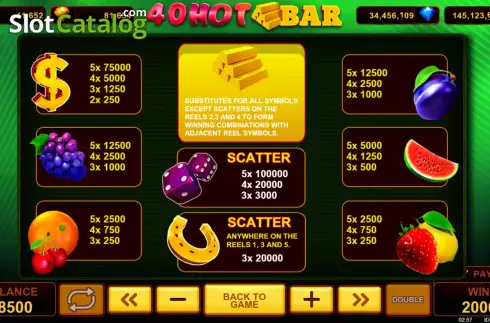 Οθόνη8. 40 Hot Bar Κουλοχέρης