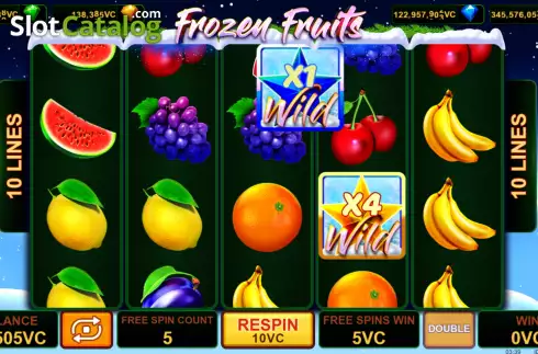 Οθόνη7. Frozen Fruits (Popok Gaming) Κουλοχέρης