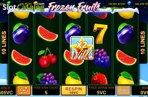 Οθόνη8. Frozen Fruits (Popok Gaming) Κουλοχέρης