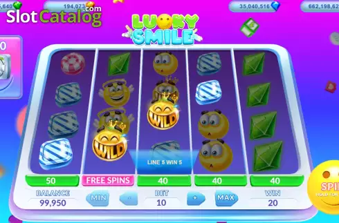 Οθόνη3. Lucky Smile Κουλοχέρης 