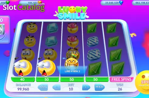 Οθόνη4. Lucky Smile Κουλοχέρης 
