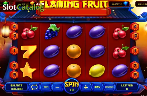 Οθόνη2. Flaming Fruit (Popok Gaming) Κουλοχέρης