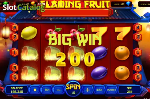 Οθόνη4. Flaming Fruit (Popok Gaming) Κουλοχέρης