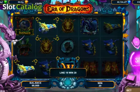 Οθόνη3. Era of Dragons Κουλοχέρης