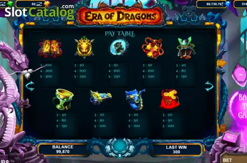 Οθόνη9. Era of Dragons Κουλοχέρης