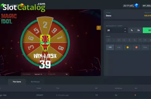 Οθόνη3. Magic Idol (Popok Gaming) Κουλοχέρης 