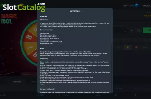 Οθόνη6. Magic Idol (Popok Gaming) Κουλοχέρης 