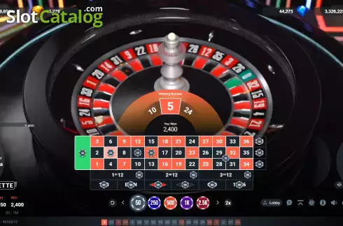 Οθόνη5. Roulette (Popok Gaming) Κουλοχέρης