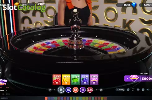 Οθόνη3. Diamond Fruits (Popok Gaming) Κουλοχέρης