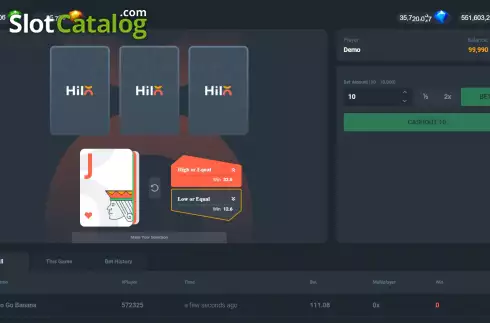 Οθόνη3. Hi Lo (Popok Gaming) Κουλοχέρης