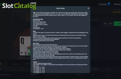 Οθόνη7. Hi Lo (Popok Gaming) Κουλοχέρης