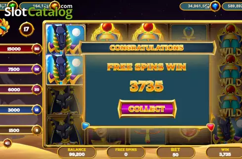 Οθόνη8. Gold of Egypt (Popok Gaming) Κουλοχέρης