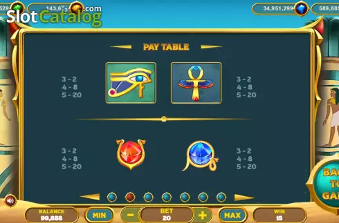 Οθόνη9. Gold of Egypt (Popok Gaming) Κουλοχέρης