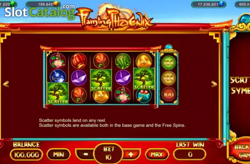 Οθόνη7. Flaming Phoenix (Popok Gaming) Κουλοχέρης 