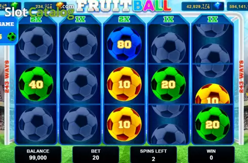 Οθόνη7. Fruitball Κουλοχέρης