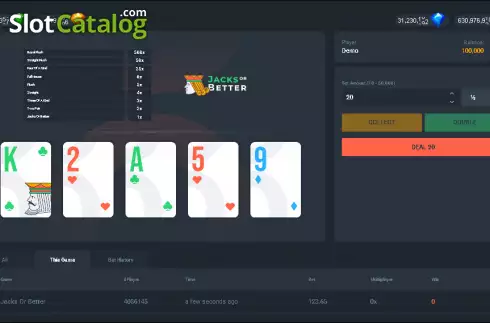 Οθόνη2. Jacks or Better (Popok Gaming) Κουλοχέρης