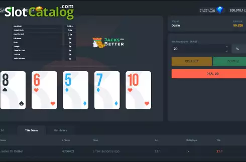 Οθόνη3. Jacks or Better (Popok Gaming) Κουλοχέρης