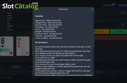 Οθόνη5. Jacks or Better (Popok Gaming) Κουλοχέρης