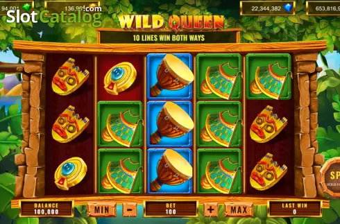 Οθόνη3. Wild Queen Κουλοχέρης 
