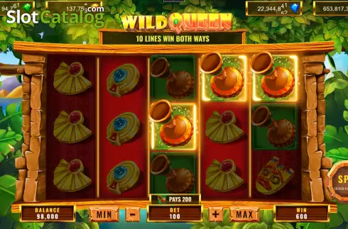 Οθόνη4. Wild Queen Κουλοχέρης 