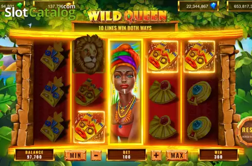 Οθόνη5. Wild Queen Κουλοχέρης 