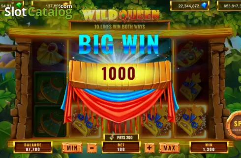 Οθόνη6. Wild Queen Κουλοχέρης 