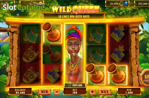 Οθόνη7. Wild Queen Κουλοχέρης 