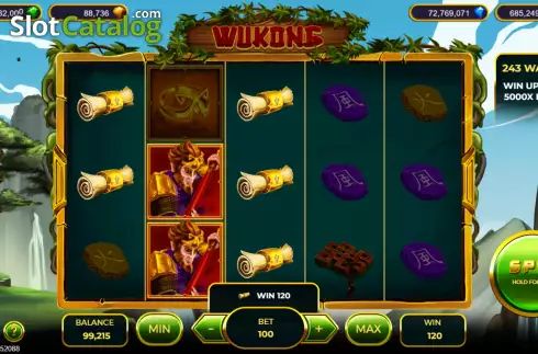 Οθόνη5. Wukong (Popok Gaming) Κουλοχέρης