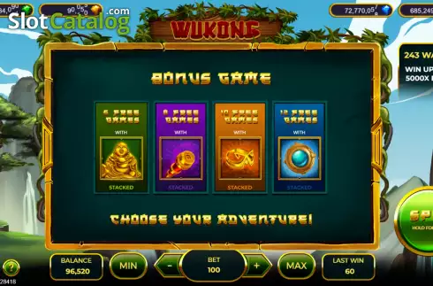 Οθόνη6. Wukong (Popok Gaming) Κουλοχέρης