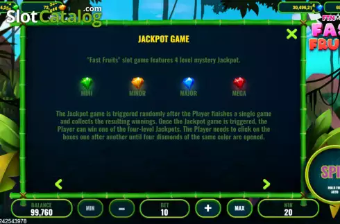 Οθόνη7. Fast Fruits (Popok Gaming) Κουλοχέρης