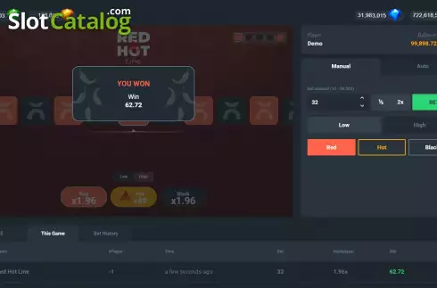 Οθόνη3. Red Hot Line Κουλοχέρης 